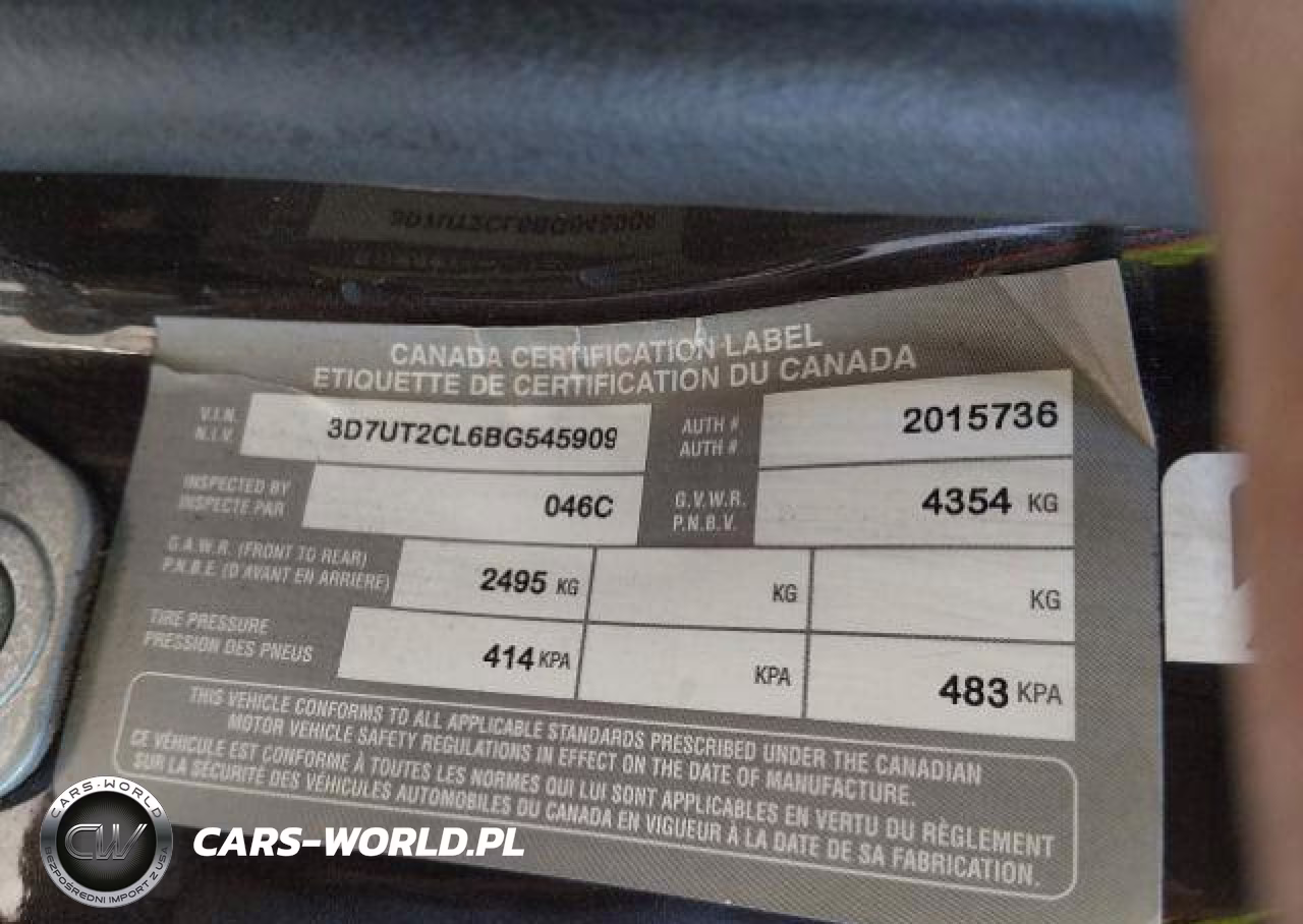 2011 Dodge Ram 2500 VIN:3D7UT2CL6BG545909 - 10