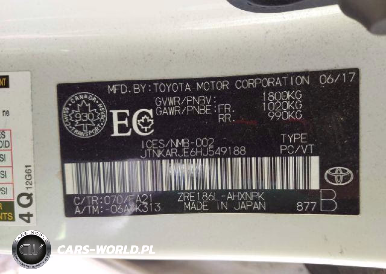 2017 Toyota Corolla Im VIN:JTNKARJE6HJ549188 - 10
