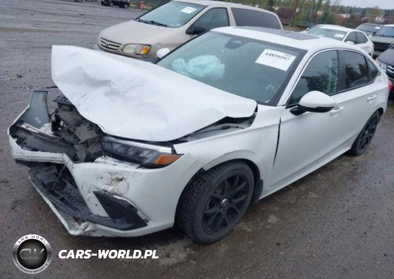 2022 Honda Civic Touring VIN:2HGFE1F9XNH001717 - 3