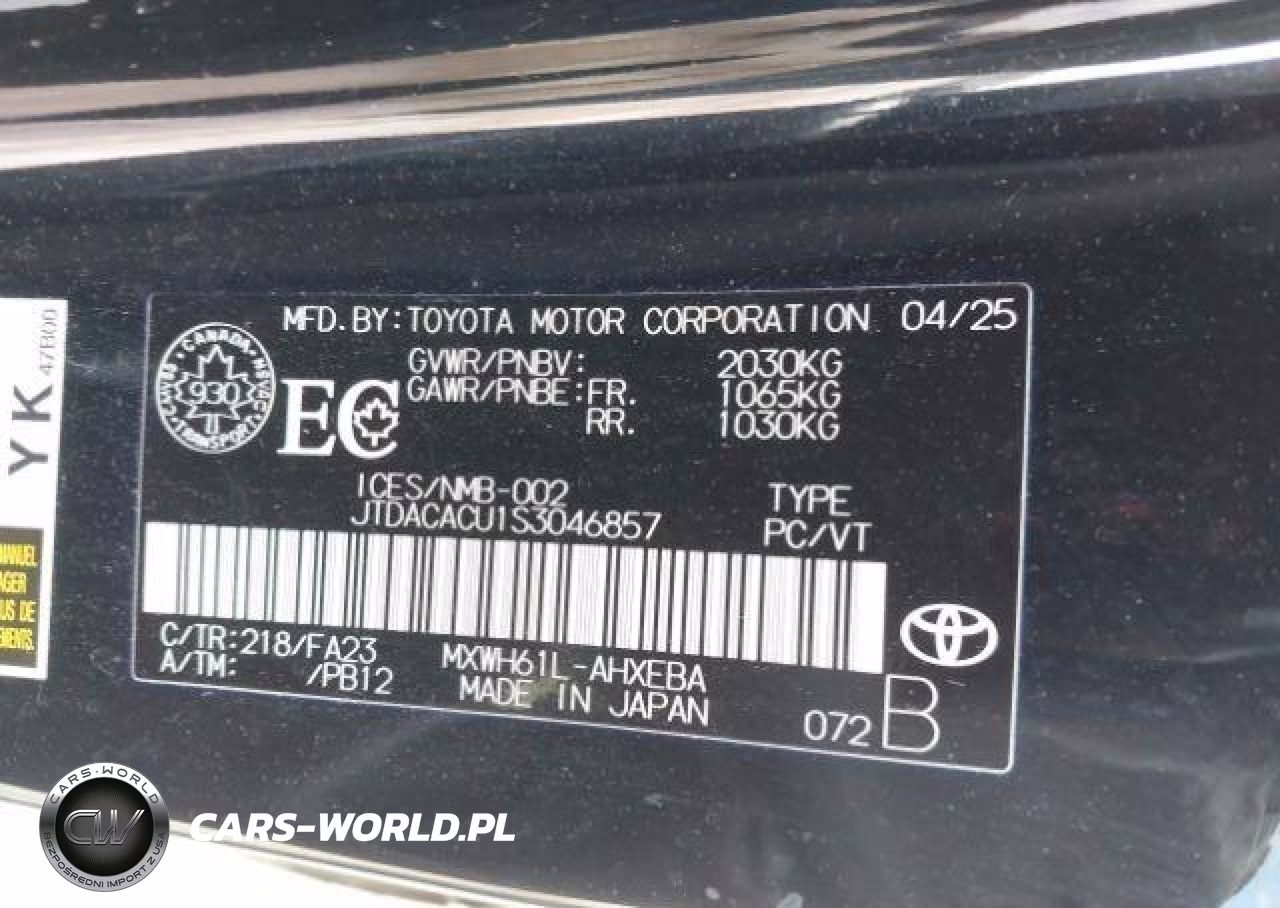 2025 Toyota Prius Se-Xse-Xse Premium VIN:JTDACACU1S3046857 - 10