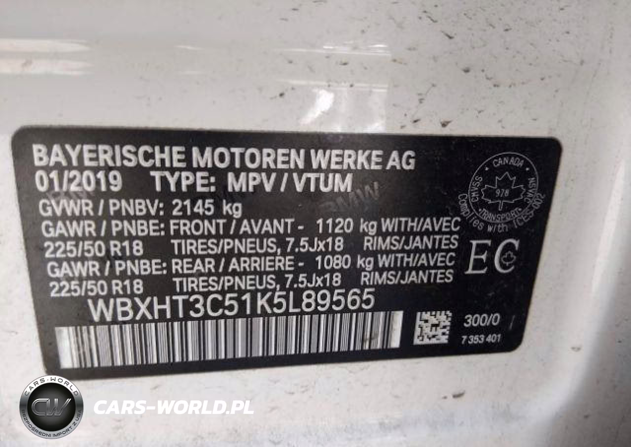 2019 BMW X1 xDrive28I VIN:WBXHT3C51K5L89565 - 10