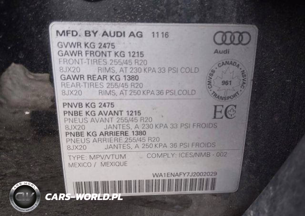 2018 Audi Q5 Progressiv S-Line VIN:WA1ENAFY7J2002029 - 10