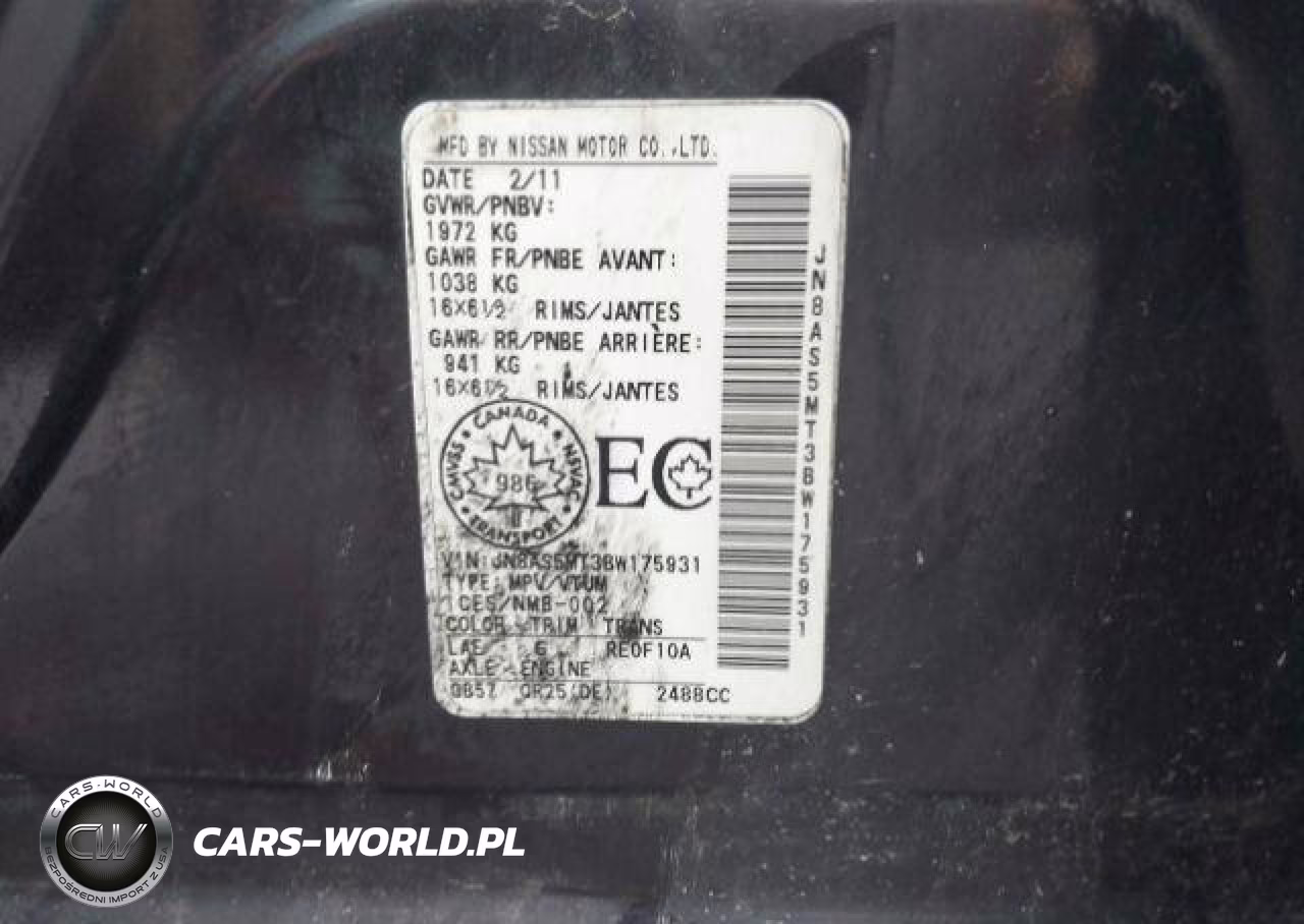 2011 Nissan Rogue S VIN:JN8AS5MT3BW175931 - 10