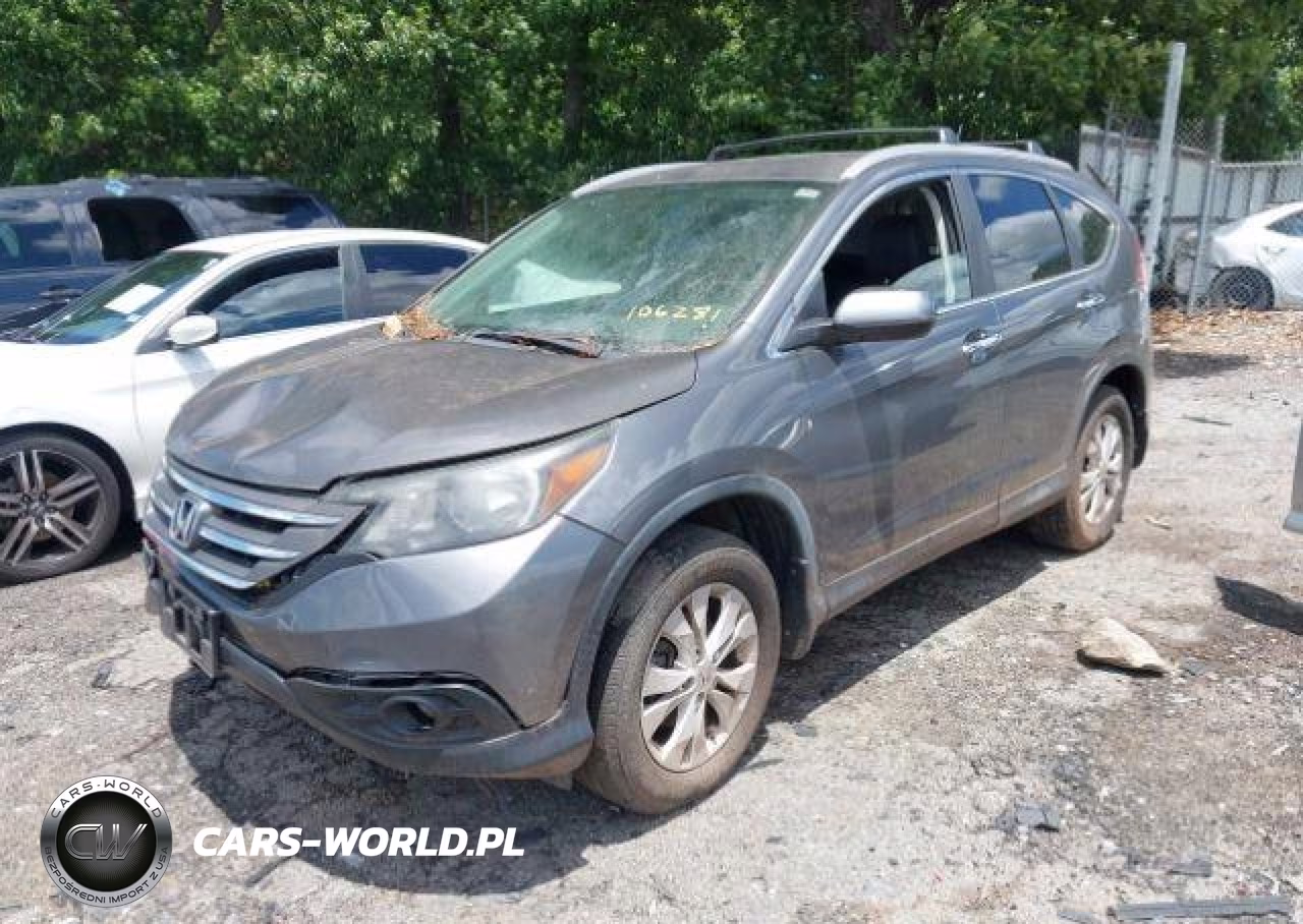 2013 Honda Cr-V Touring VIN:2HKRM4H95DH106281 - 3