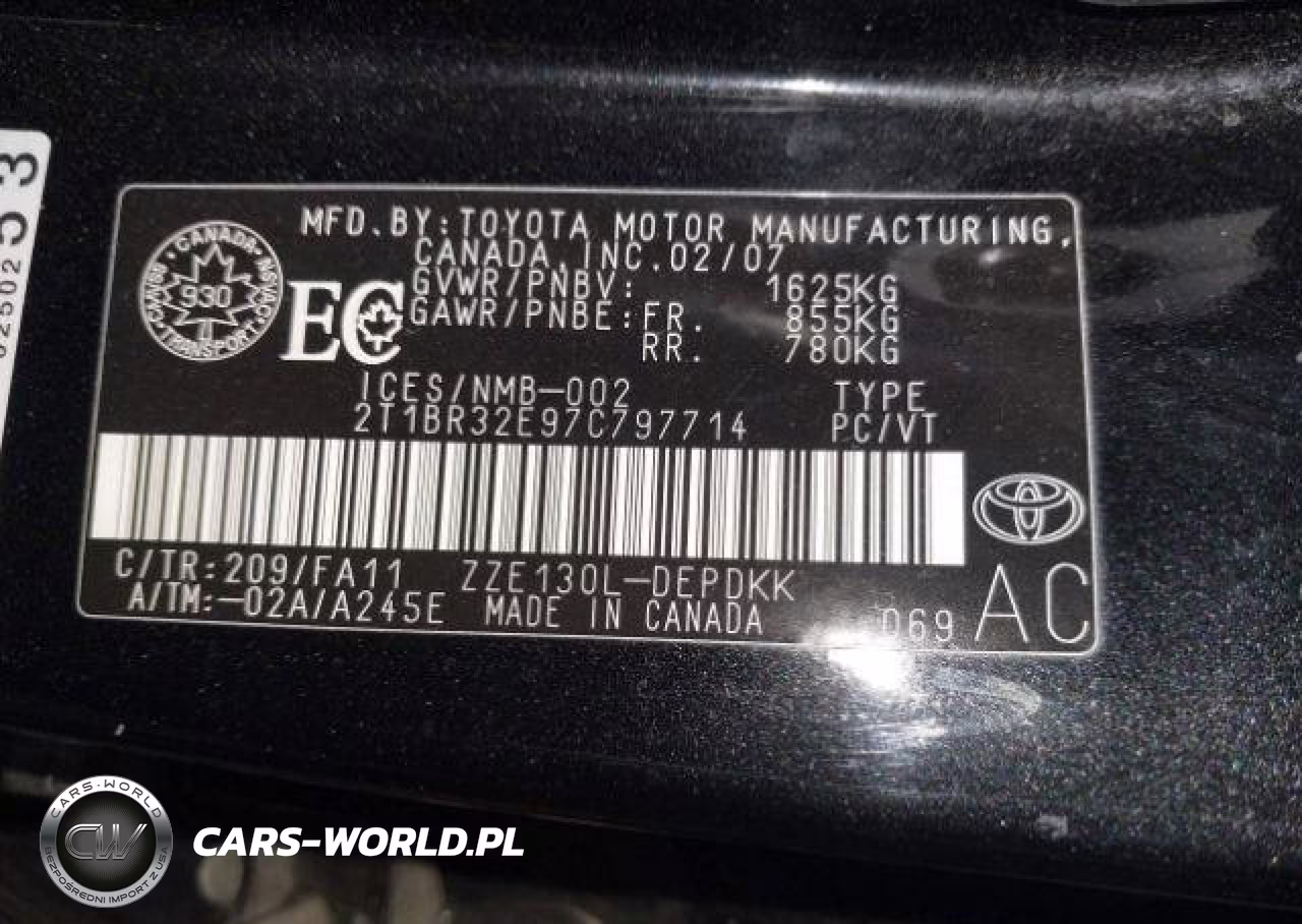 2007 Toyota Corolla Ce-Le-S VIN:2T1BR32E97C797714 - 10