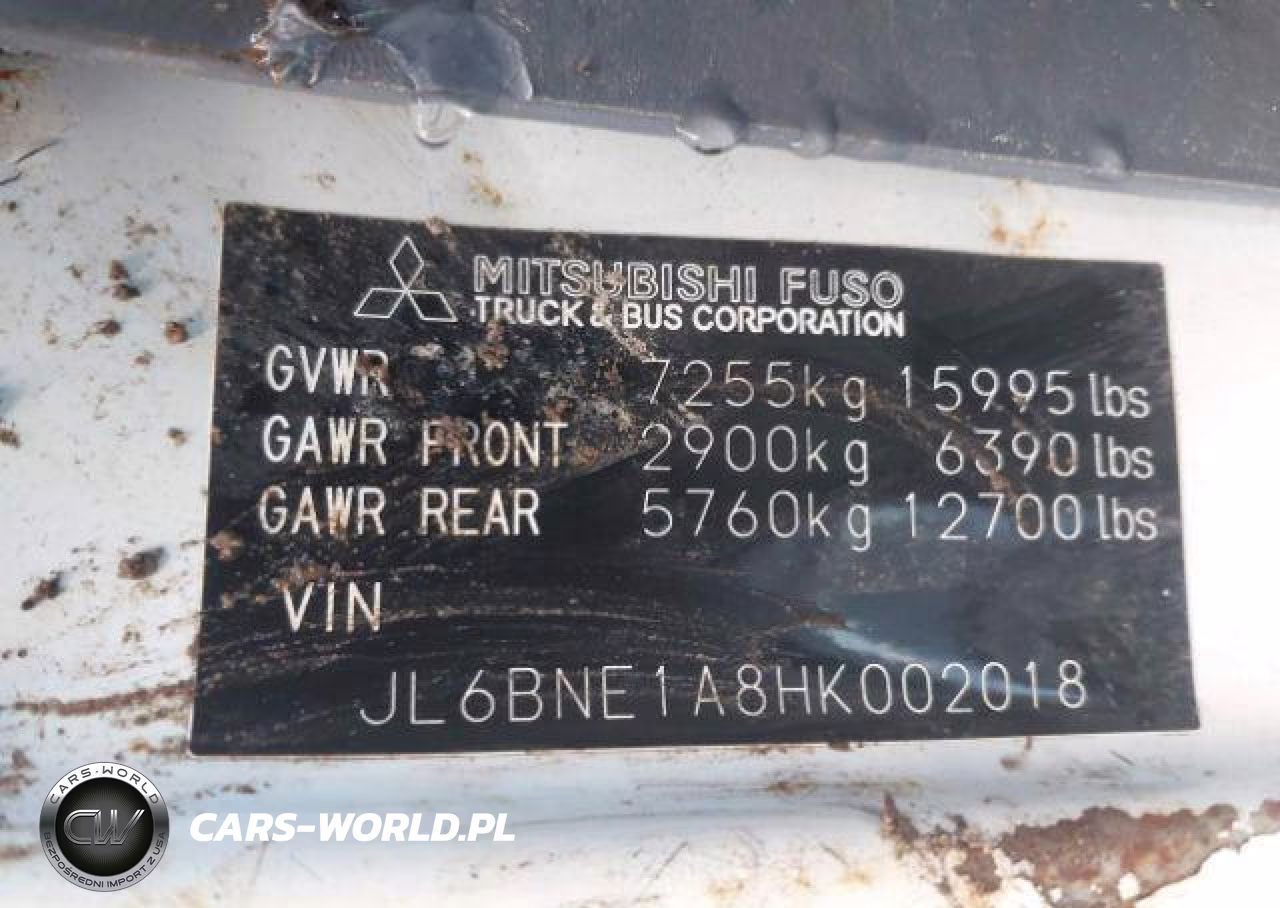 2017 Mitsubishi Fec72S VIN:JL6BNE1A8HK002018 - 9