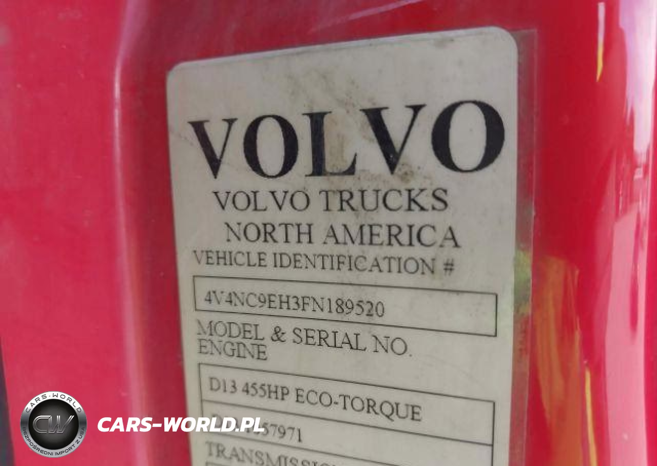 2015 Volvo Vn L VIN:4V4NC9EH3FN189520 - 9