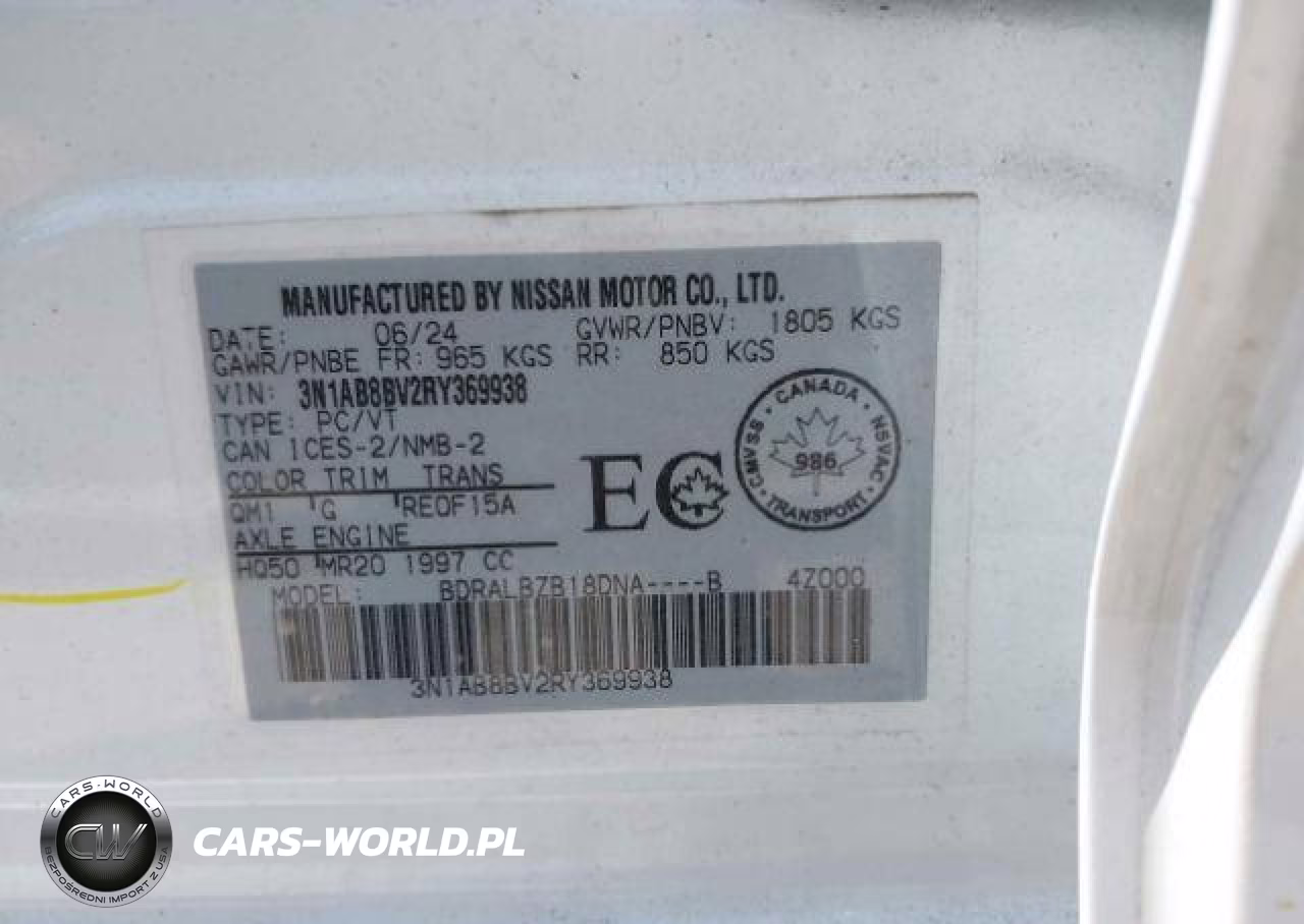 2024 Nissan Sentra S VIN:3N1AB8BV2RY369938 - 10