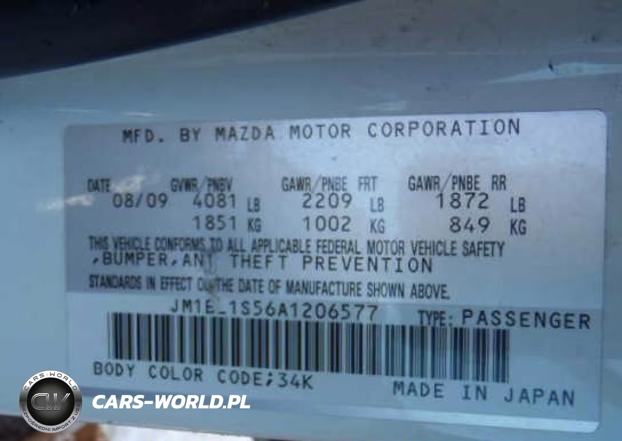 2010 Mazda 3 Mazda3S VIN:JM1BL1S56A1206577 - 9