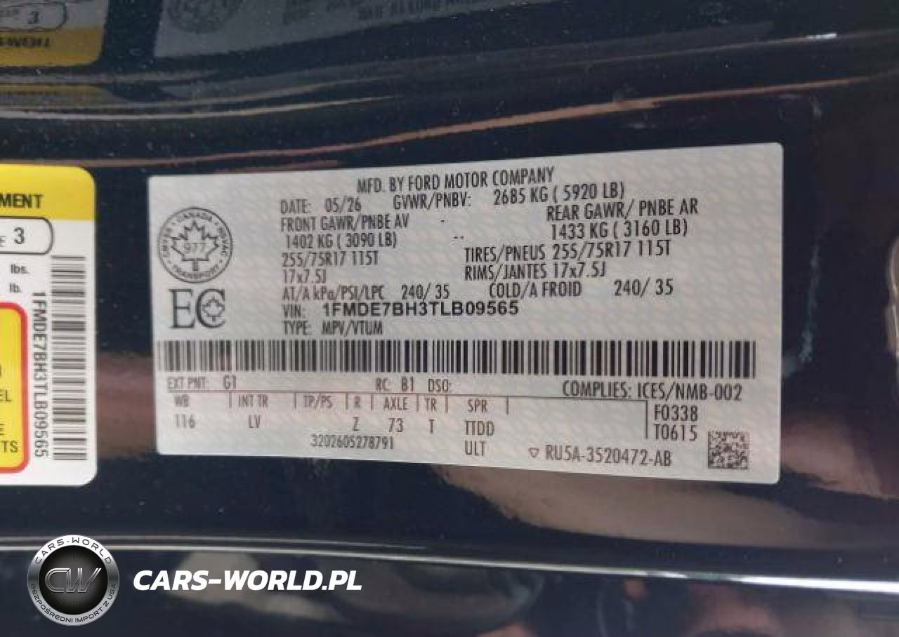 2026 Ford Bronco Big Bend VIN:1FMDE7BH3TLB09565 - 10