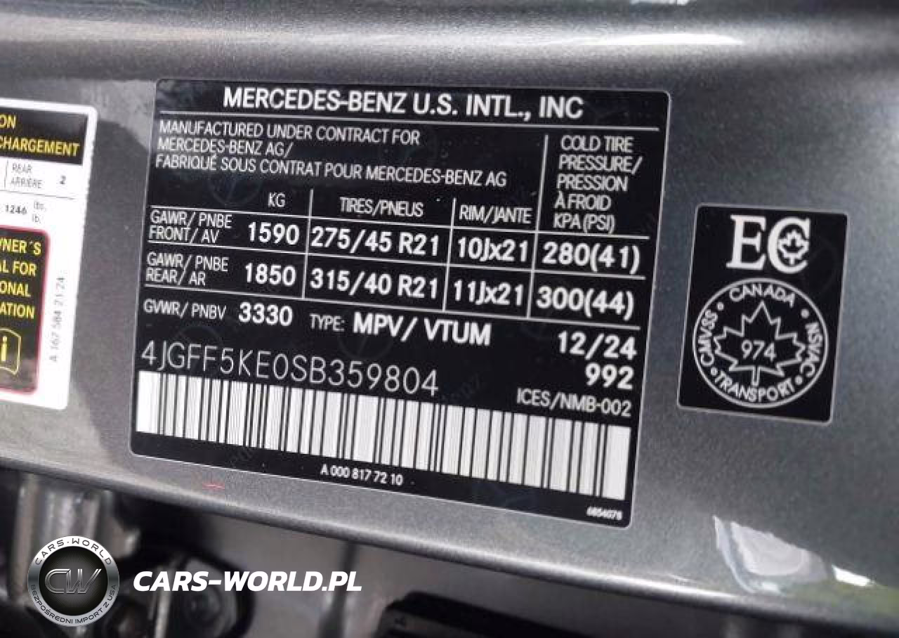 2025 Mercedes-Benz Gls 450 4Matic VIN:4JGFF5KE0SB359804 - 10