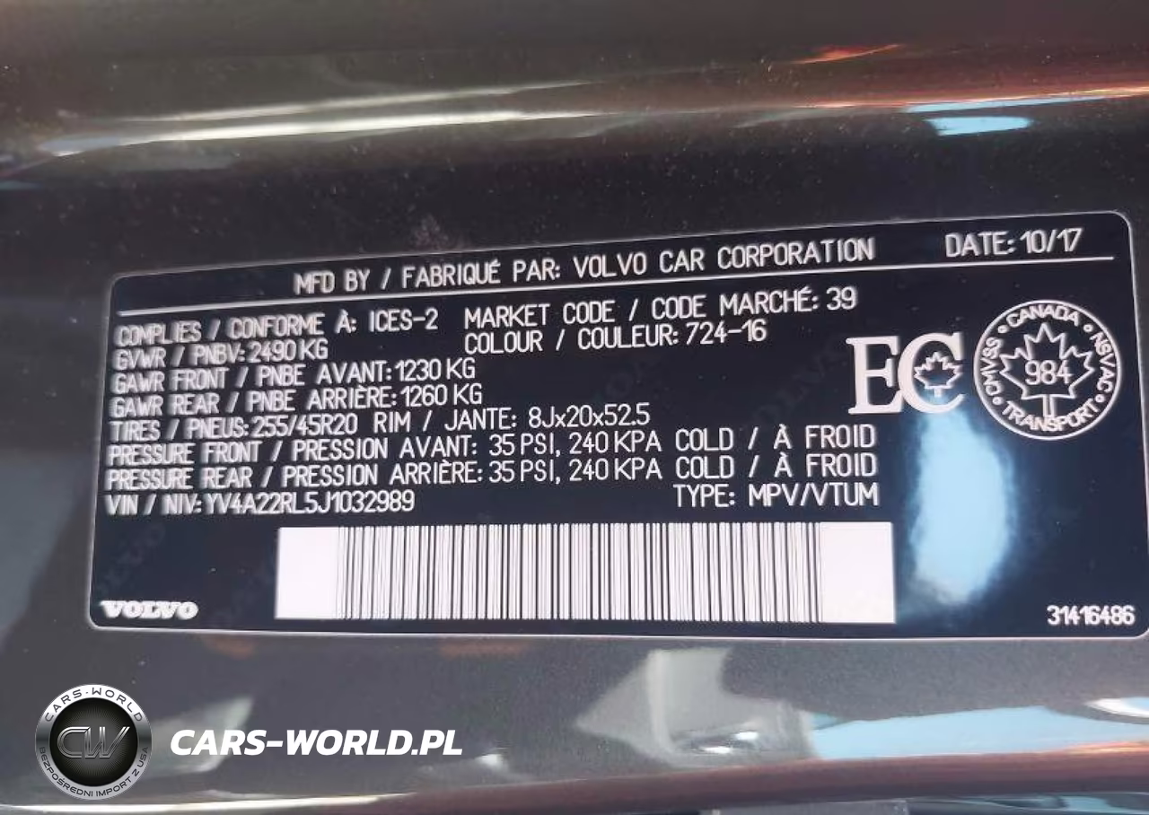 2018 Volvo Xc60 T6 Inscription VIN:YV4A22RL5J1032989 - 10