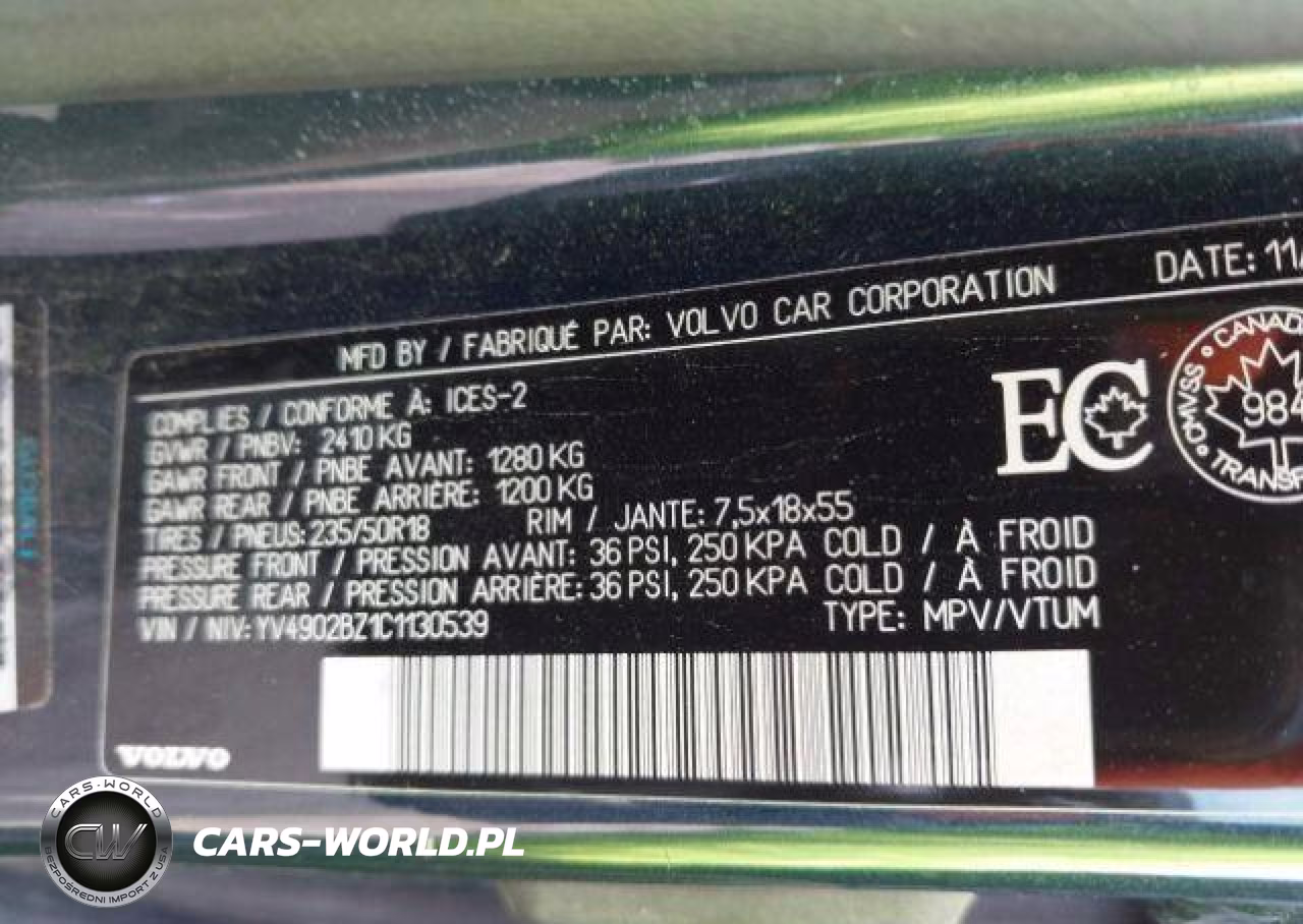 2012 Volvo Xc70 VIN:YV4902BZ1C1130539 - 10