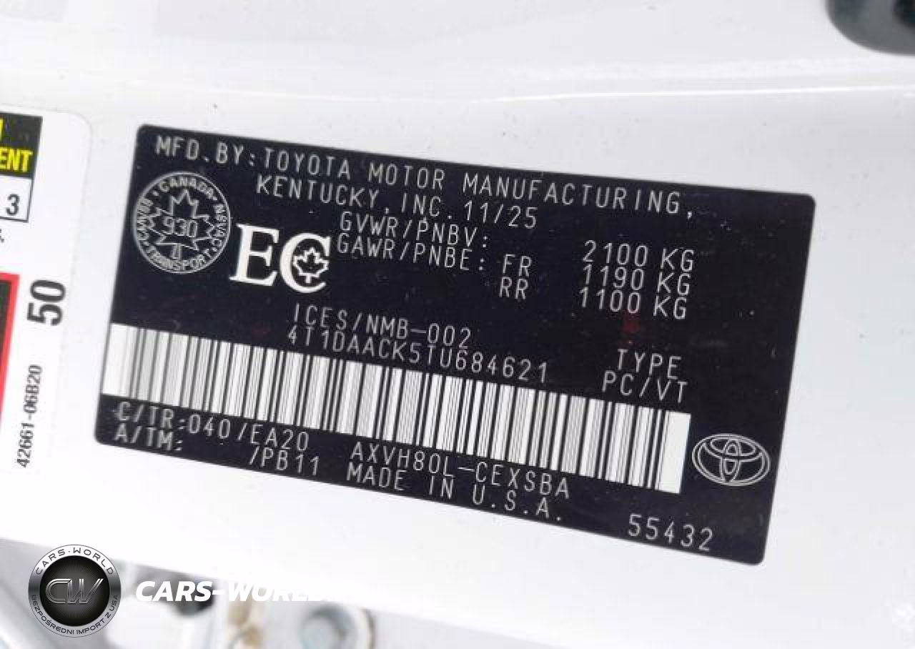 2026 Toyota Camry Xse-Night Shade-Le-Xle-Se VIN:4T1DAACK5TU684621 - 10