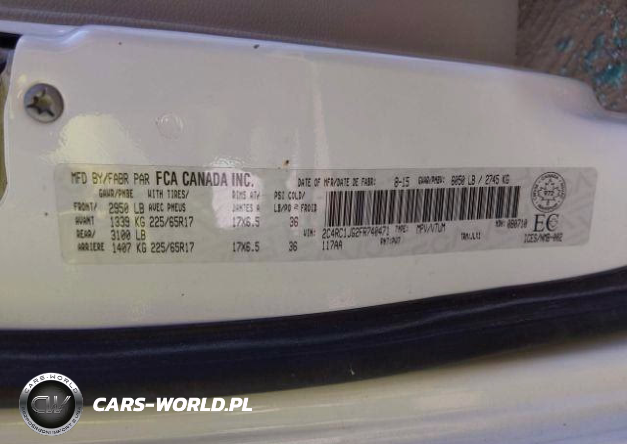2015 Chrysler Town & Country Limited VIN:2C4RC1JG2FR740471 - 10