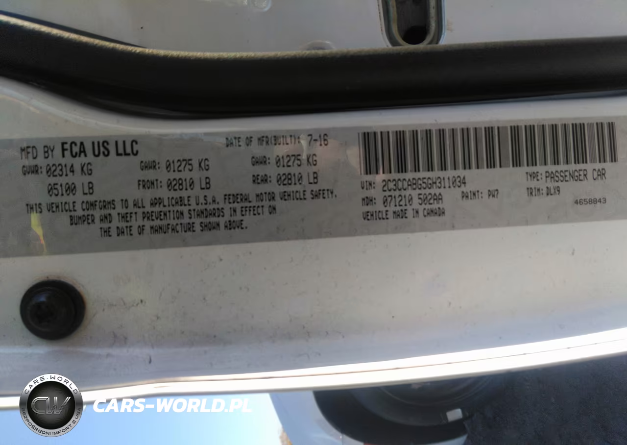 2016 Chrysler 300 300S VIN:2C3CCABG5GH311034 - 9