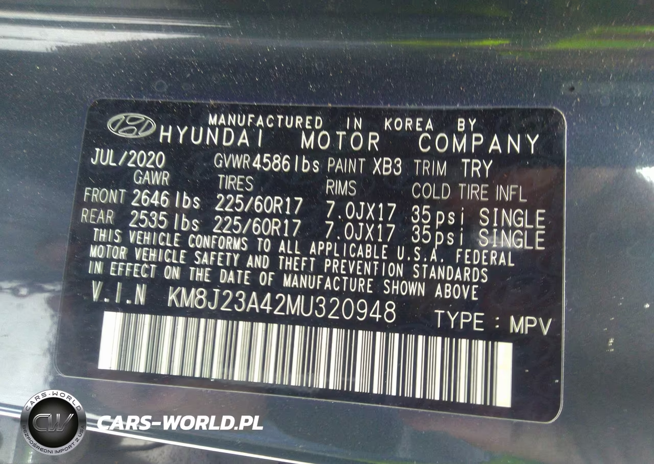 2021 Hyundai Tucson Se VIN:KM8J23A42MU320948 - 9