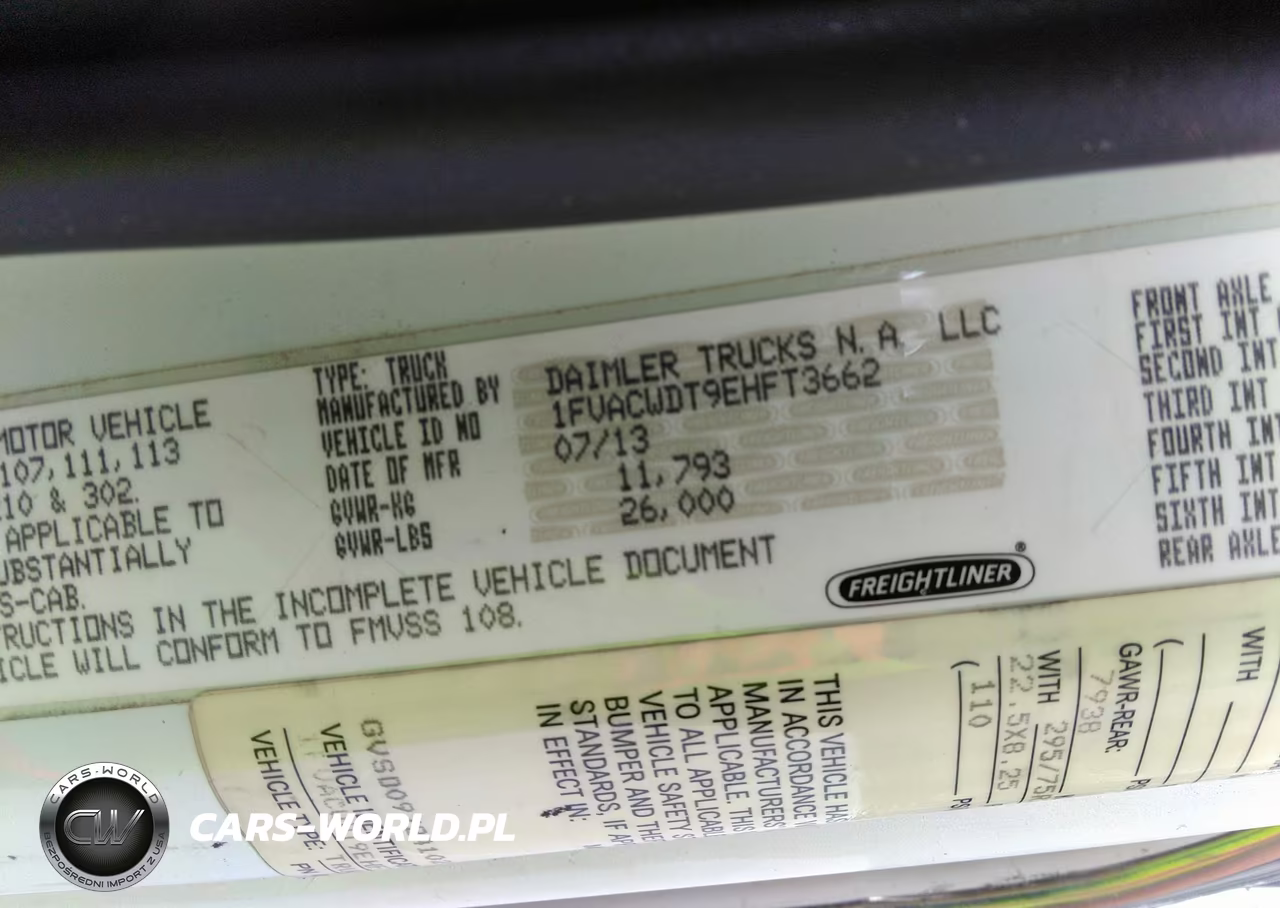 2014 Freightliner M2 106 Medium Duty VIN:1FVACWDT9EHFT3662 - 9