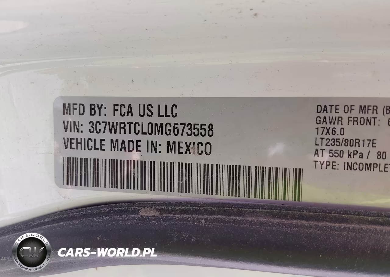 2021 Ram 3500 Chassis Tradesman-Slt-Laramie-Limited VIN:3C7WRTCL0MG673558 - 9