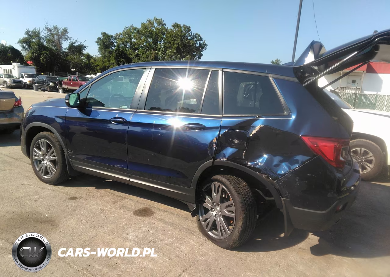 2021 Honda Passport Awd Ex-L VIN:5FNYF8H53MB005376 - 3