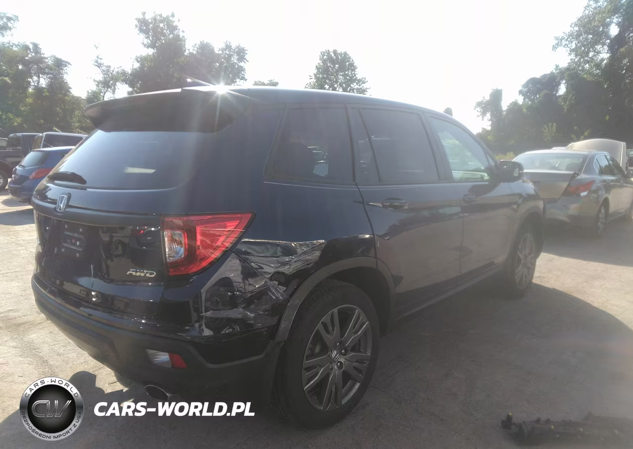2021 Honda Passport Awd Ex-L VIN:5FNYF8H53MB005376 - 4