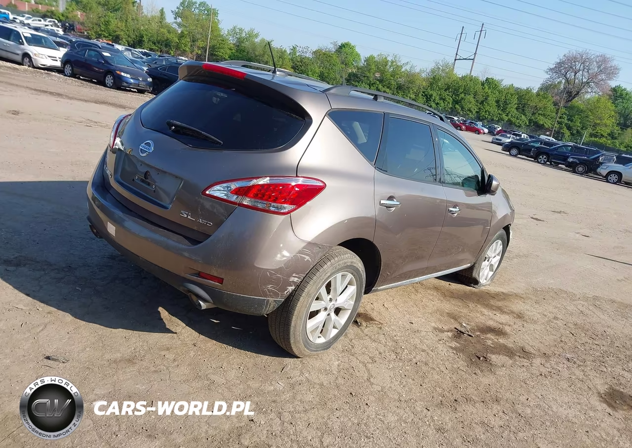 2014 Nissan Murano Sl VIN:JN8AZ1MW5EW500484 - 4