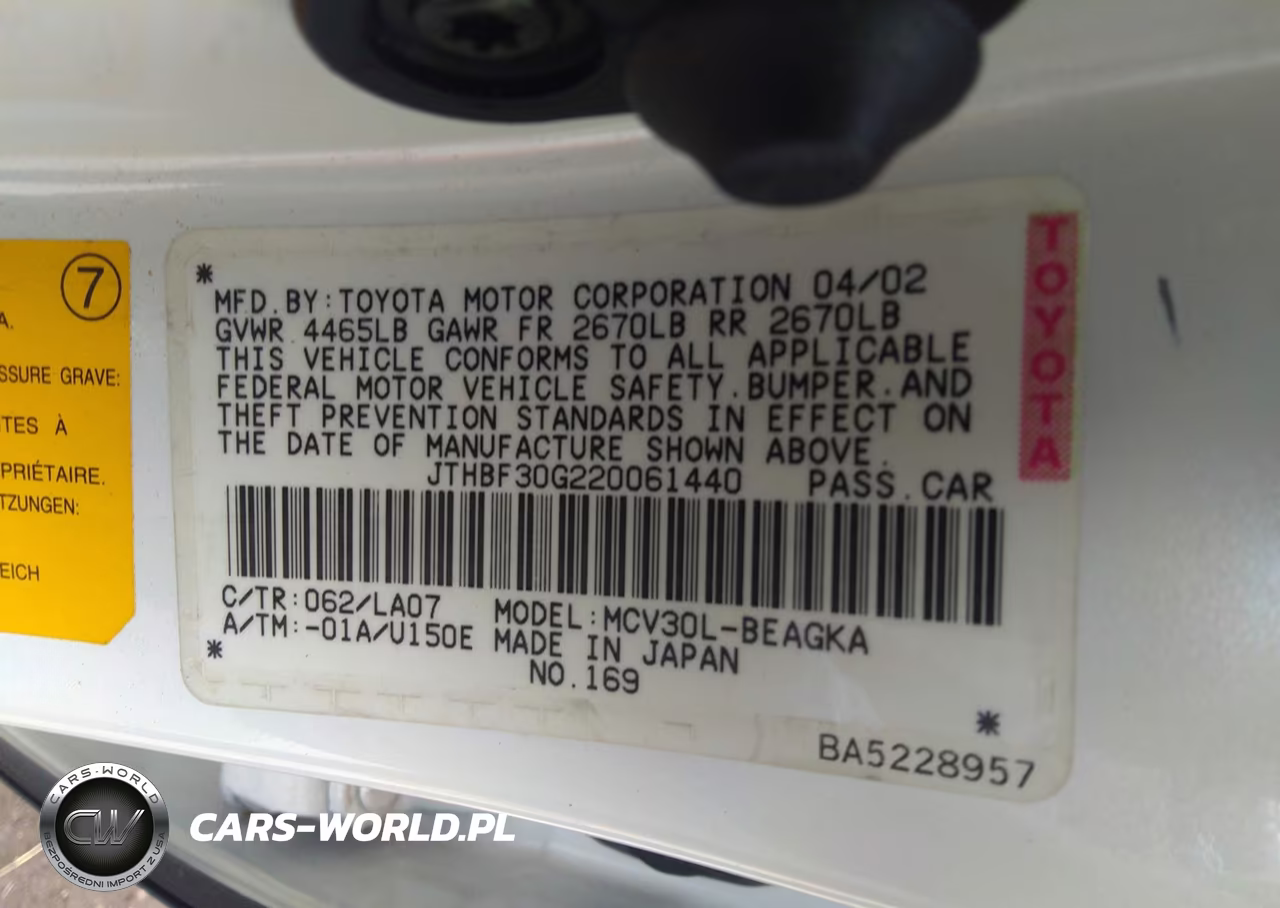 2002 Lexus Es 300 Base (A4) VIN:JTHBF30G220061440 - 9