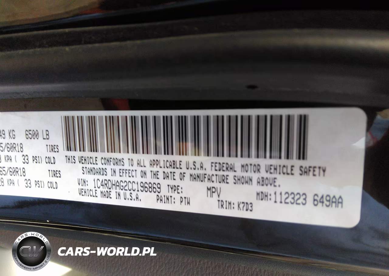 2012 Dodge Durango Sxt VIN:1C4RDHAG2CC196869 - 9