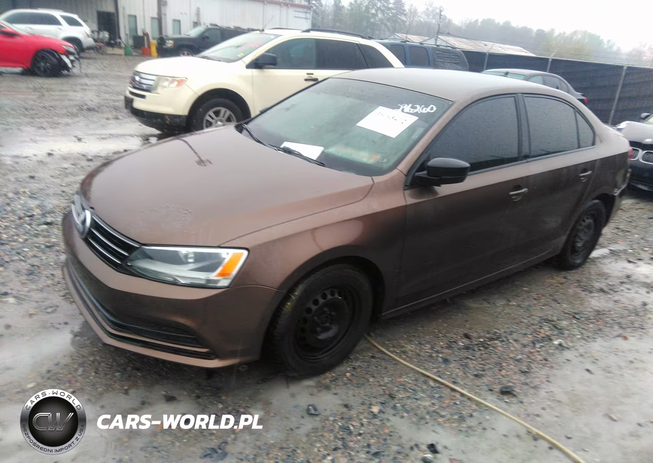 2015 Volkswagen Jetta 2.0L S VIN:3VW2K7AJ4FM296260 - 2