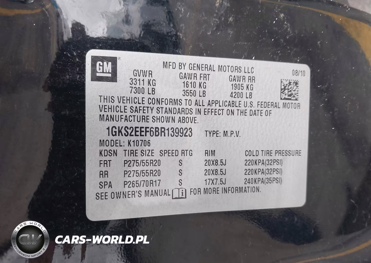 2011 GMC Yukon Denali VIN:1GKS2EEF6BR139923 - 9