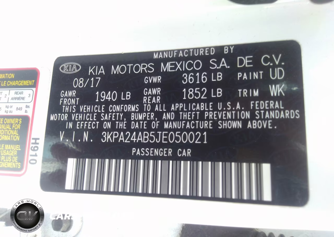 2018 Kia Rio S VIN:3KPA24AB5JE050021 - 9
