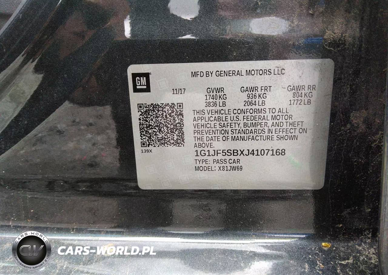 2018 Chevrolet Sonic Premier Auto VIN:1G1JF5SBXJ4107168 - 9