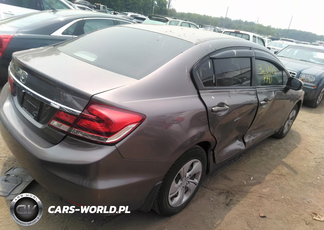 2014 Honda Civic Lx VIN:19XFB2F57EE015225 - 4