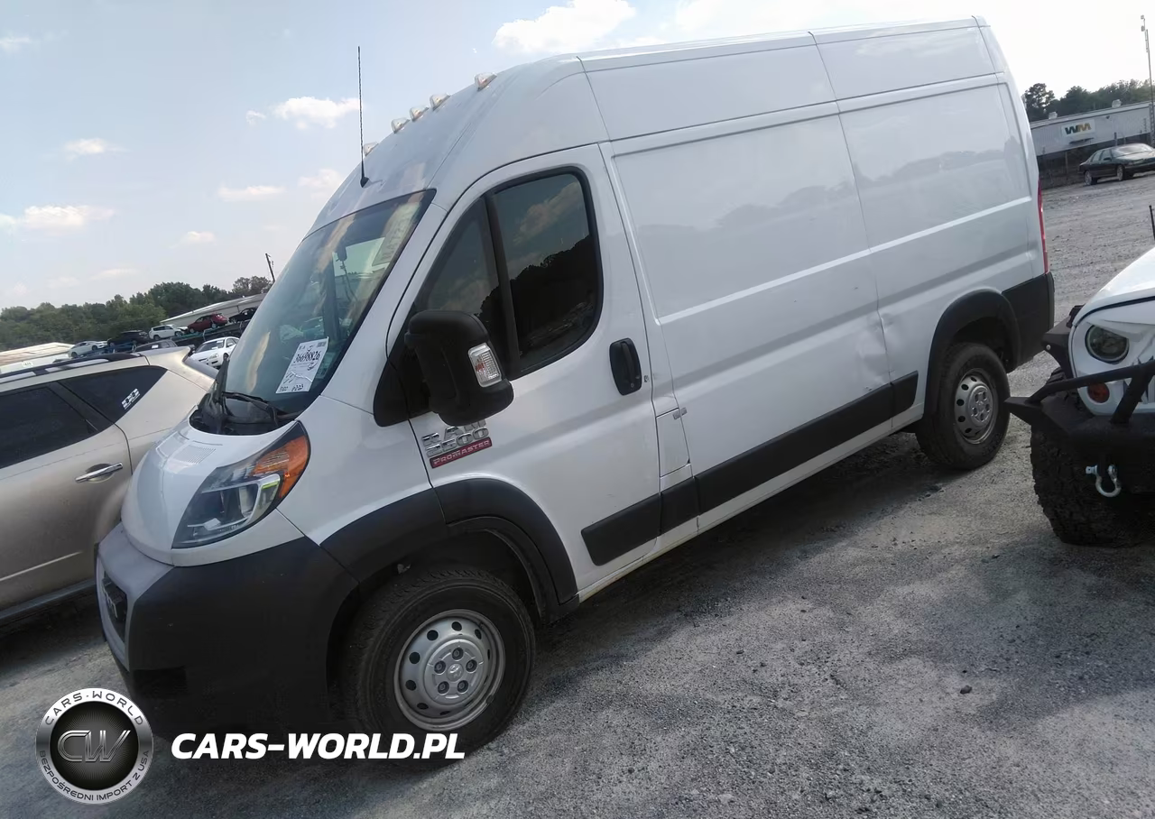 2021 Ram Promaster 2500 High Roof 136 Wb VIN:3C6LRVCG0ME530479 - 2