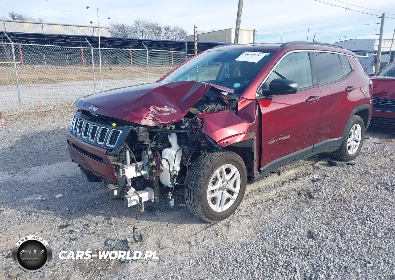 2021 Jeep Compass Sport Fwd VIN:3C4NJCAB2MT535229 - 2