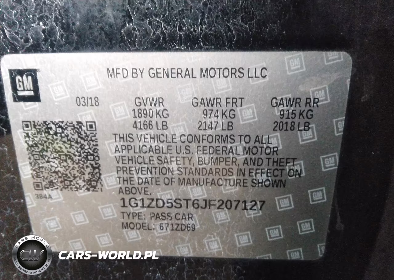 2018 Chevrolet Malibu Lt VIN:1G1ZD5ST6JF207127 - 9