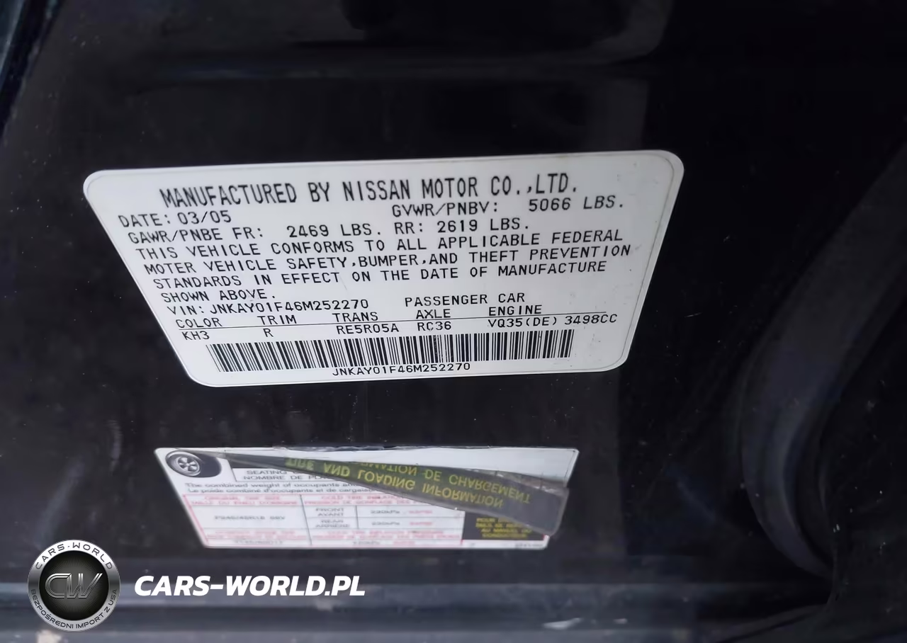 2006 Infiniti M35X VIN:JNKAY01F46M252270 - 9