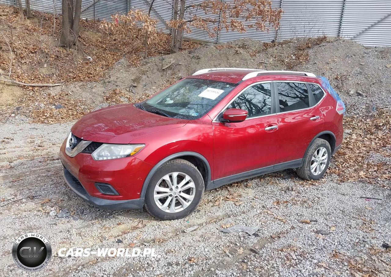 2015 Nissan Rogue Sv VIN:KNMAT2MV8FP543884 - 2