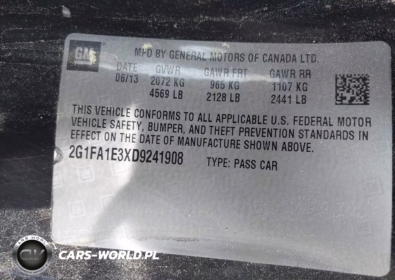 2013 Chevrolet Camaro 2Ls VIN:2G1FA1E3XD9241908 - 9