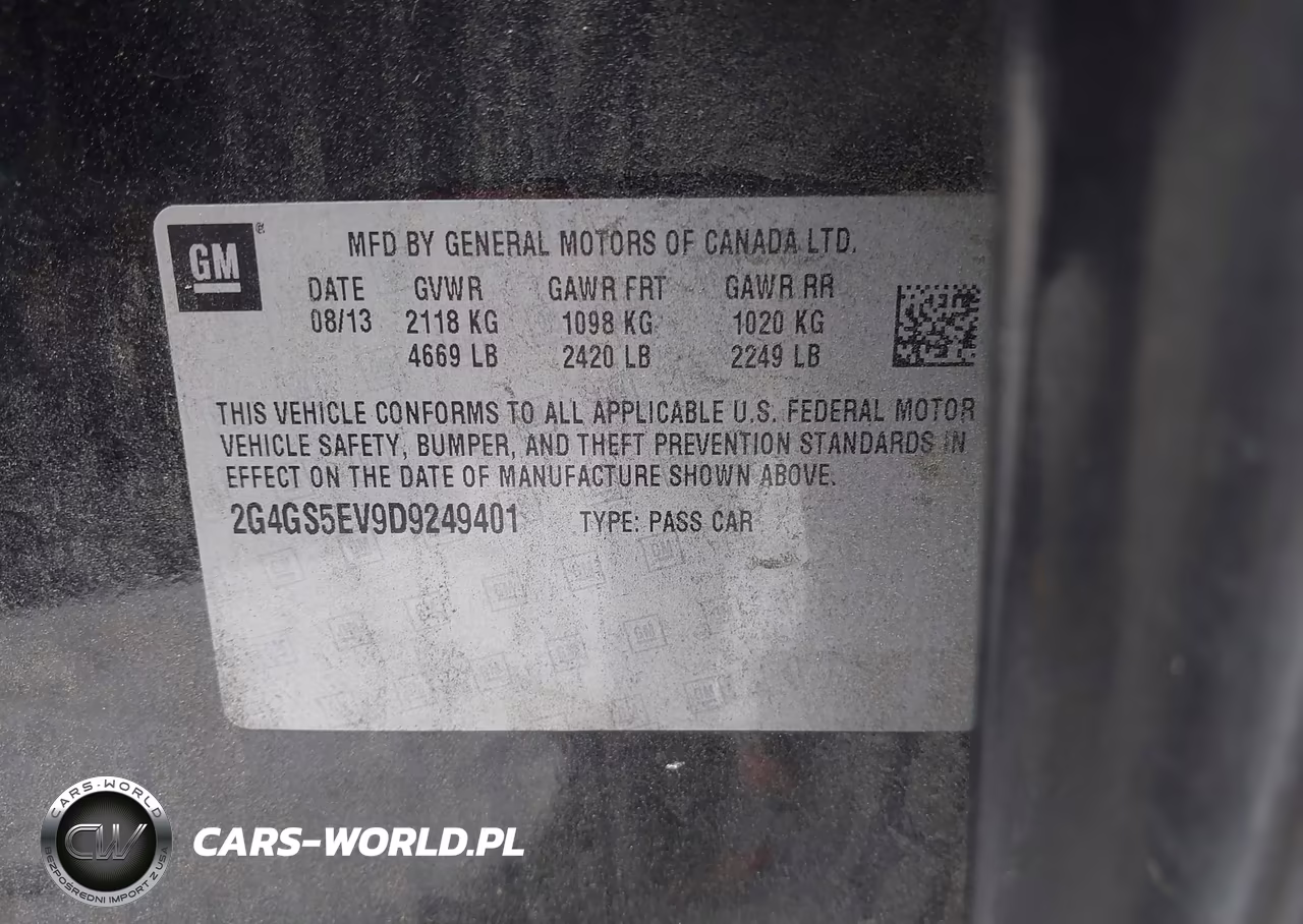 2013 Buick Regal Turbo - Premium 1 VIN:2G4GS5EV9D9249401 - 9