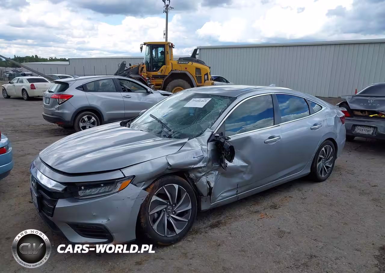 2022 Honda Insight Touring VIN:19XZE4F9XNE015805 - 2
