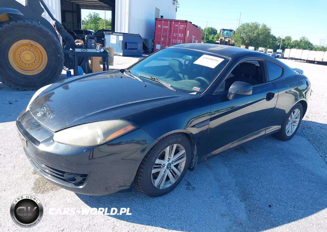 2008 Hyundai Tiburon Gs VIN:KMHHM66D28U291055 - 2