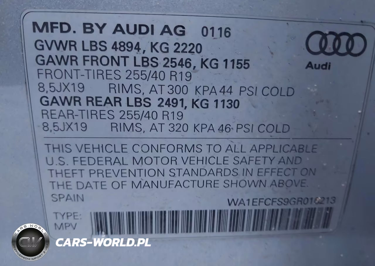 2016 Audi Q3 2.0T Premium Plus VIN:WA1EFCFS9GR016213 - 9