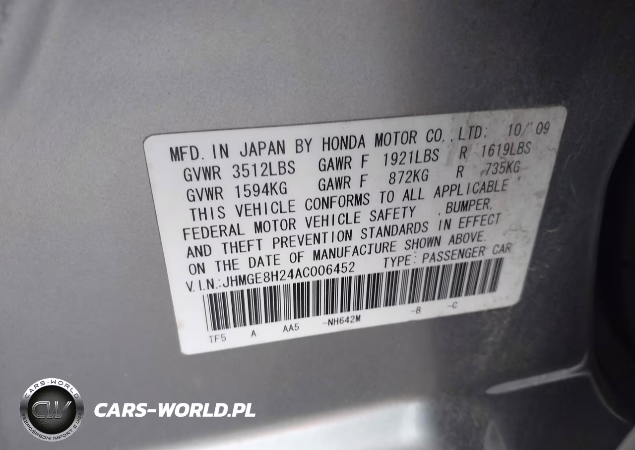 2010 Honda Fit VIN:JHMGE8H24AC006452 - 9
