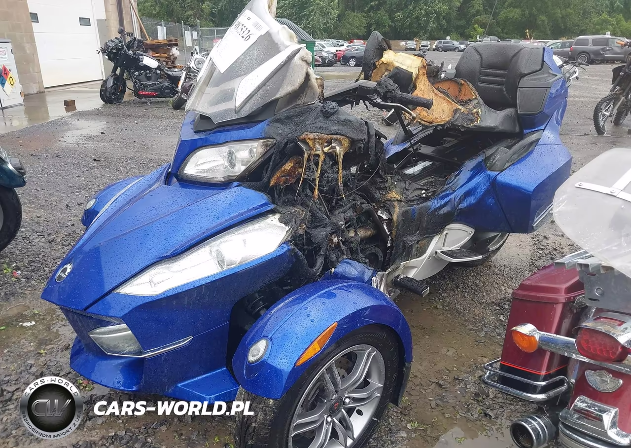 2012 Can-Am Spyder Roadster Rt VIN:2BXJBKC13CV001658 - 2