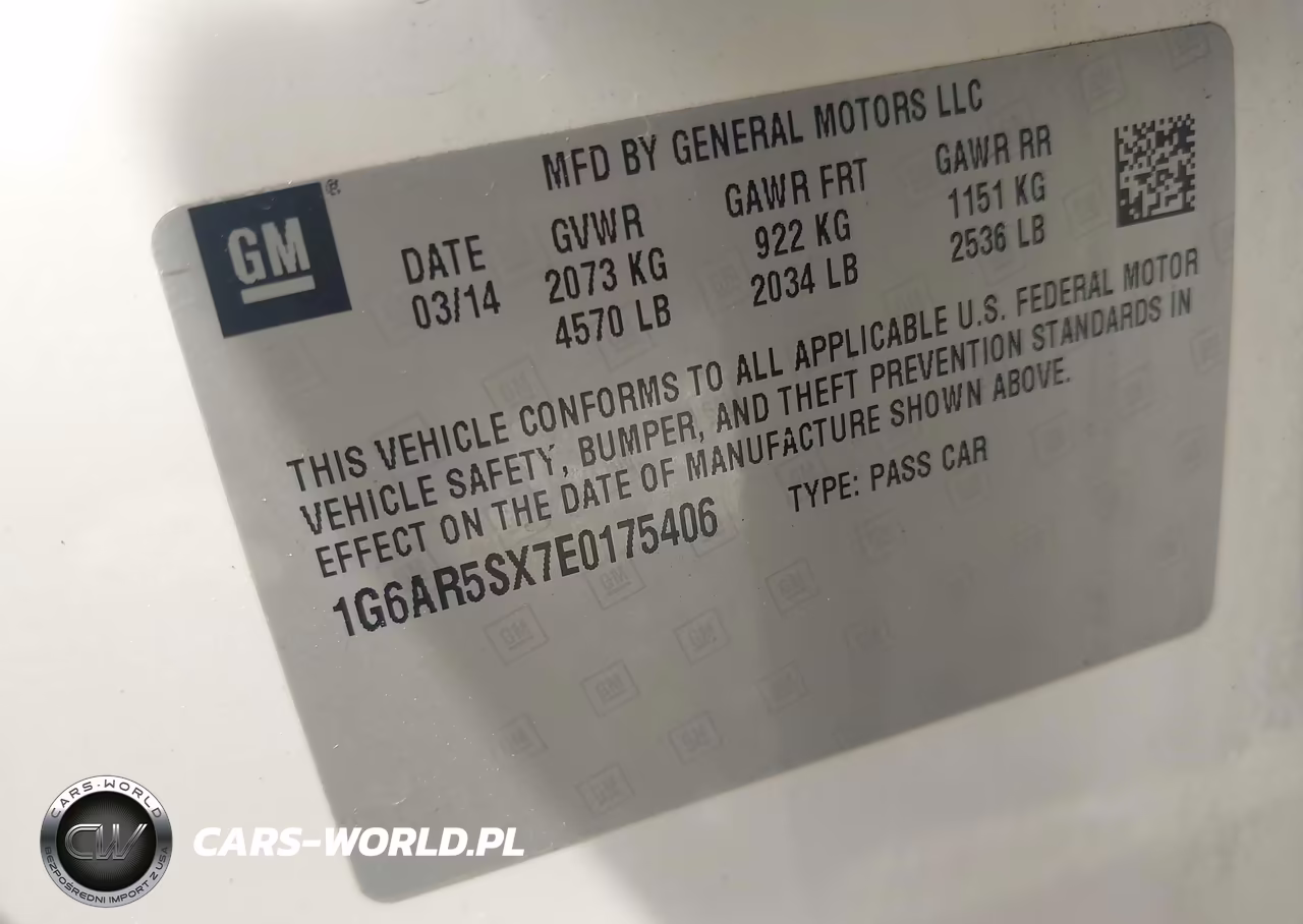 2014 Cadillac Cts Luxury VIN:1G6AR5SX7E0175406 - 9