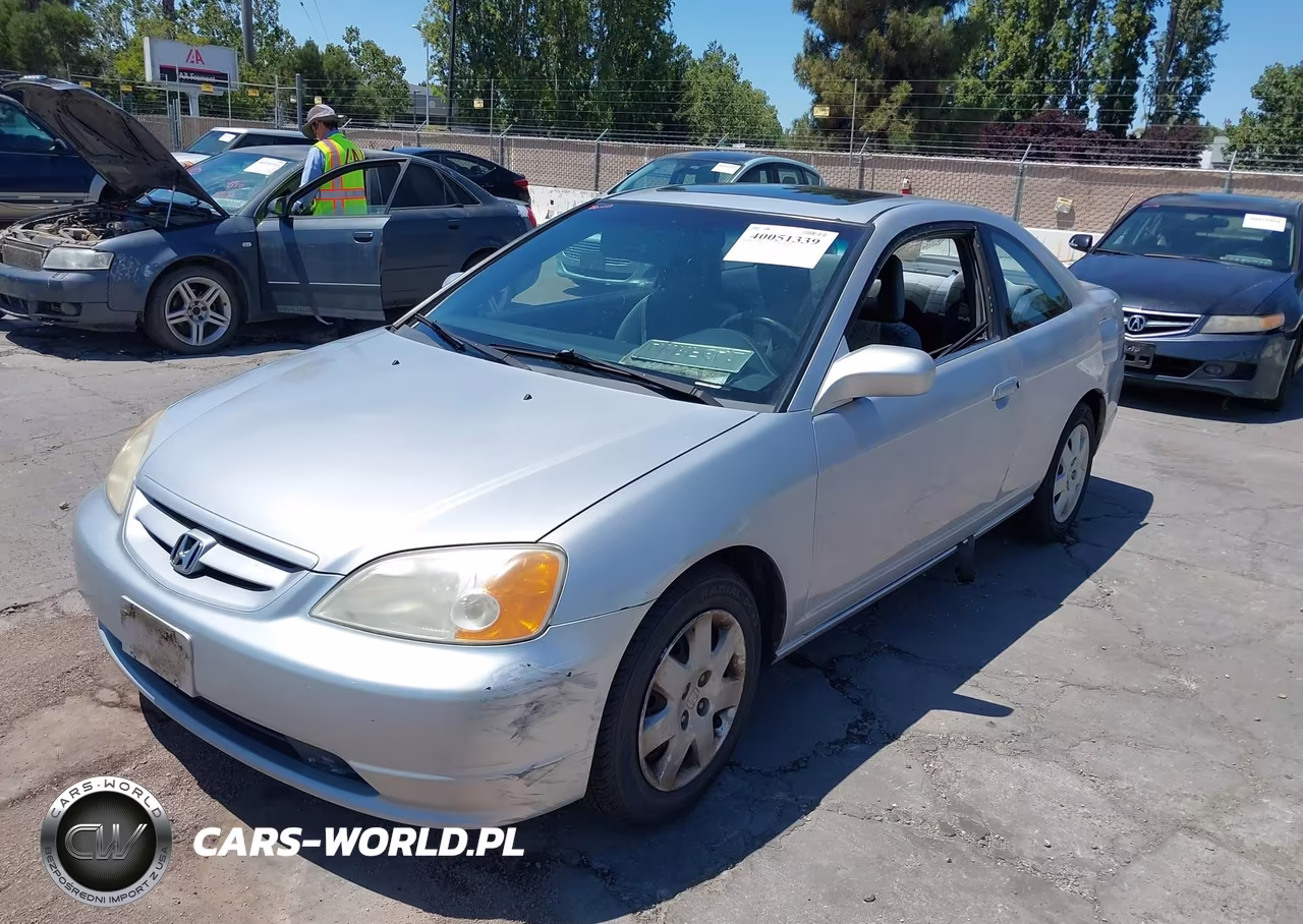 2002 Honda Civic Ex VIN:1HGEM22992L040422 - 2