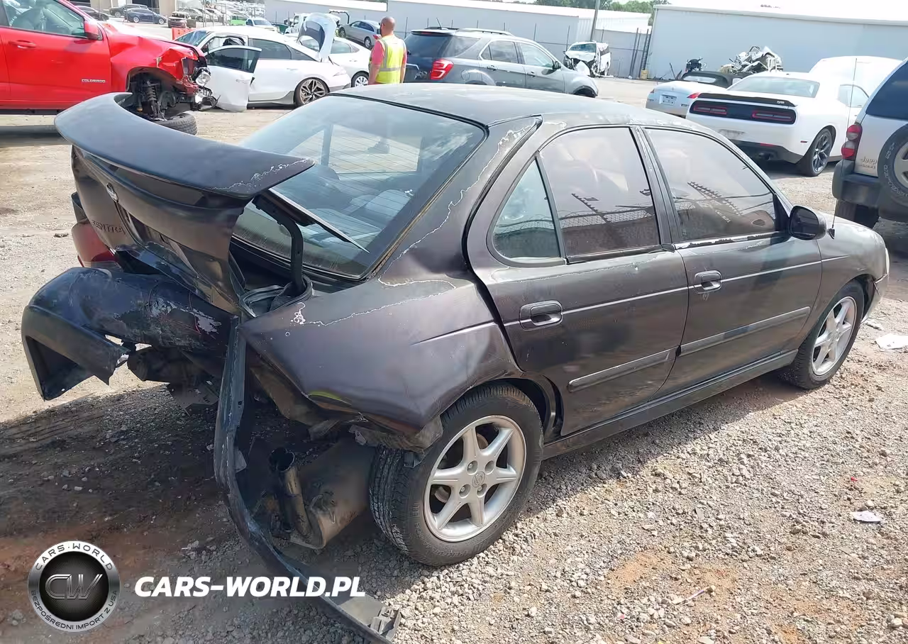 2001 Nissan Sentra Se VIN:3N1BB51D11L127834 - 4