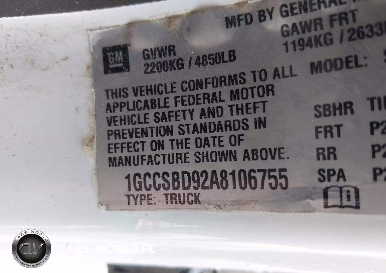 2010 Chevrolet Colorado Work Truck VIN:1GCCSBD92A8106755 - 9