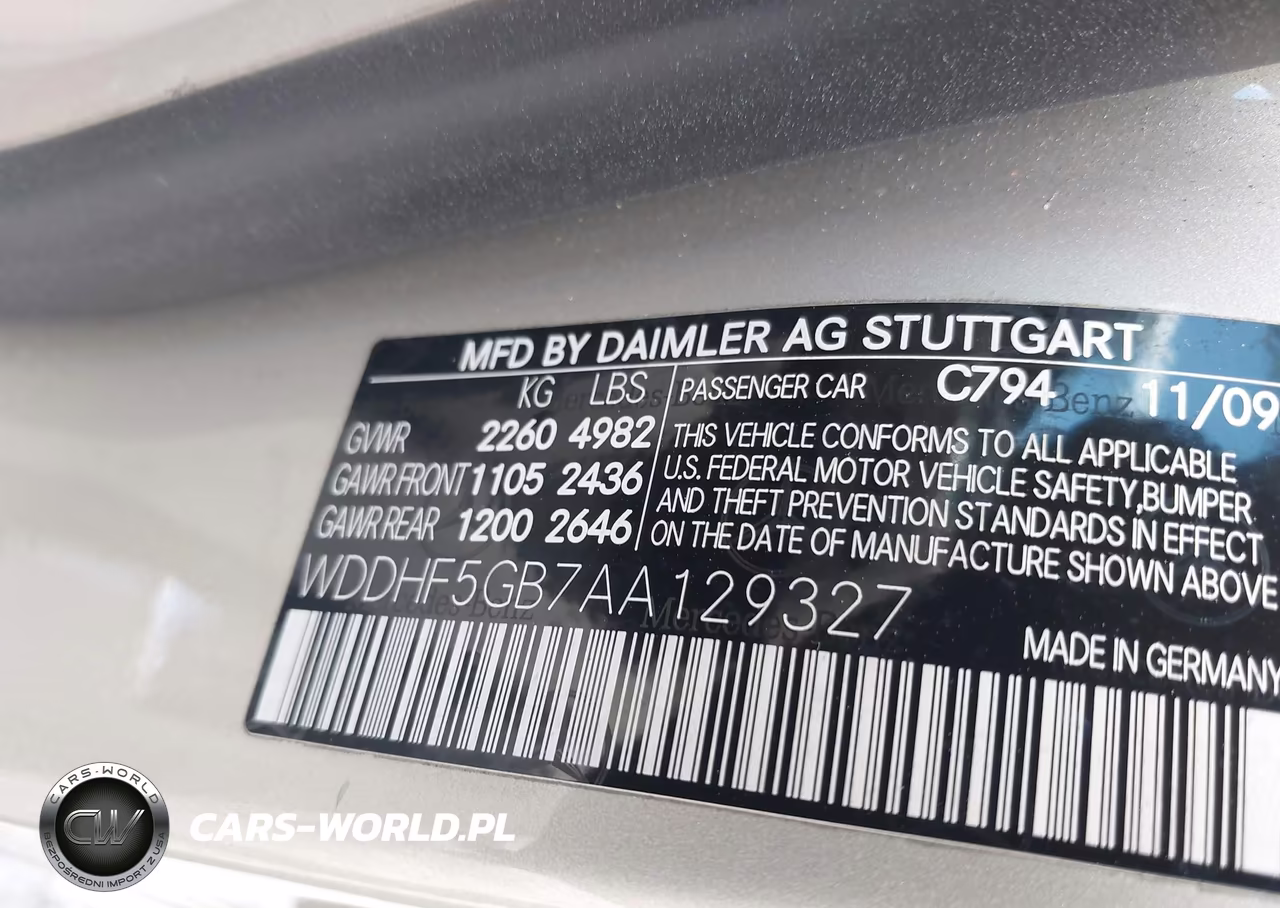 2010 Mercedes-Benz E 350 VIN:WDDHF5GB7AA129327 - 9